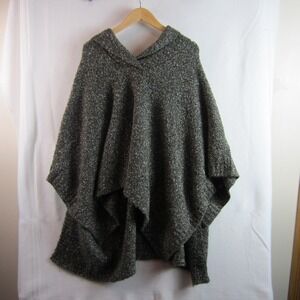 Christopher & Banks Women'sSweater Poncho One Size Pullover brown tags